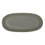 Olympia Chia Oval Plates Charcoal 280x135mm (6 Pack)
