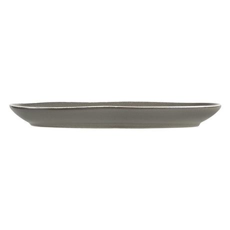 Olympia Chia Oval Plates Charcoal 280x135mm (6 Pack)