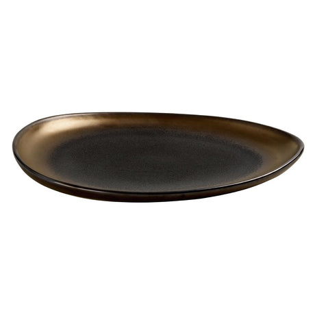 Olympia Ochre Teardrop Plate - 310x210x33mm (4 Pack)