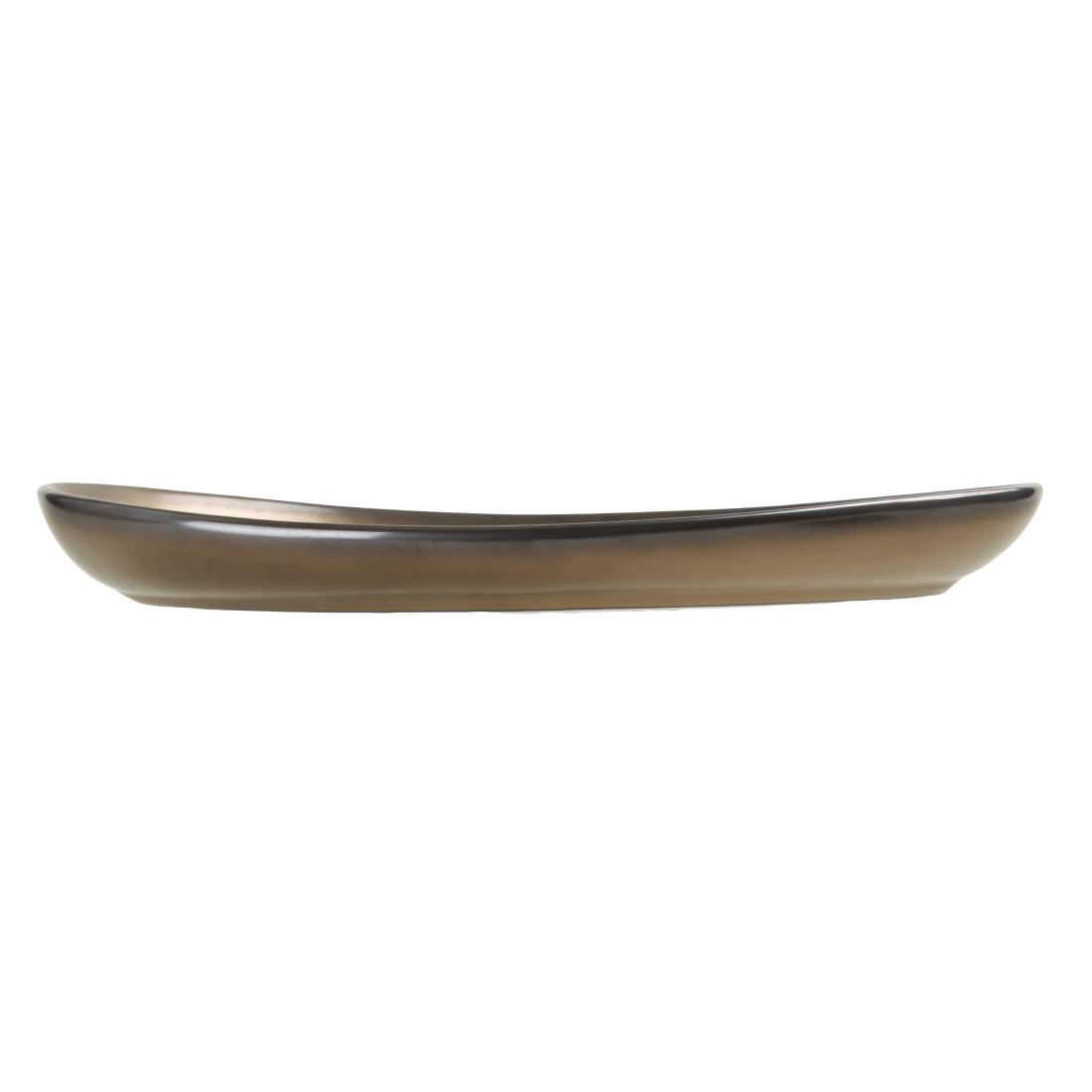 Olympia Ochre Teardrop Plate - 310x210x33mm (4 Pack)