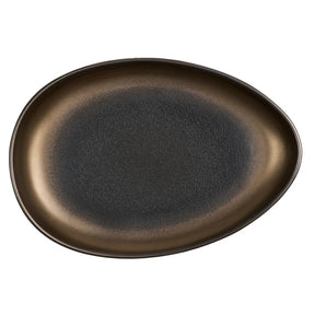 Olympia Ochre Teardrop Plate - 310x210x33mm (4 Pack)