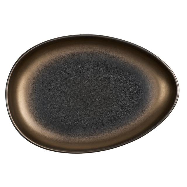 Olympia Ochre Teardrop Plate - 310x210x33mm (4 Pack)