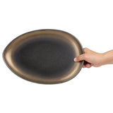 Olympia Ochre Teardrop Plate - 310x210x33mm (4 Pack)