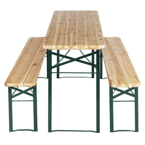 Bolero German Beer Bench and Table Set 1770x500mm