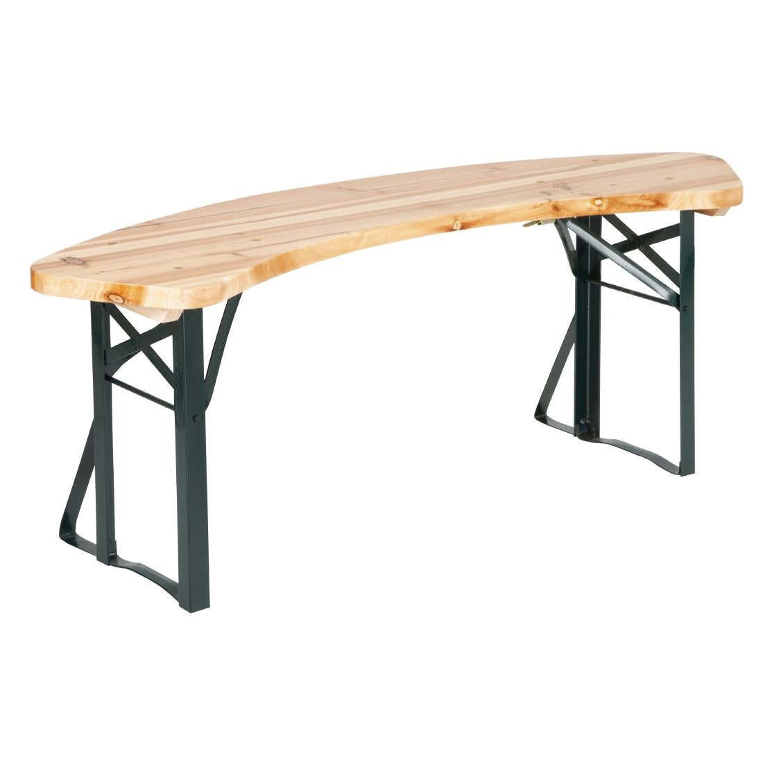 Bolero German Beer Bench and Round Table Set 1670x460mm