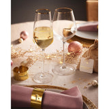 Cristal d'Arques Ultime Gold Band Flutes 170ml (8 Pack)