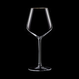 Cristal d'Arques Ultime Gold Band Wine Glasses 380ml (8 Pack)