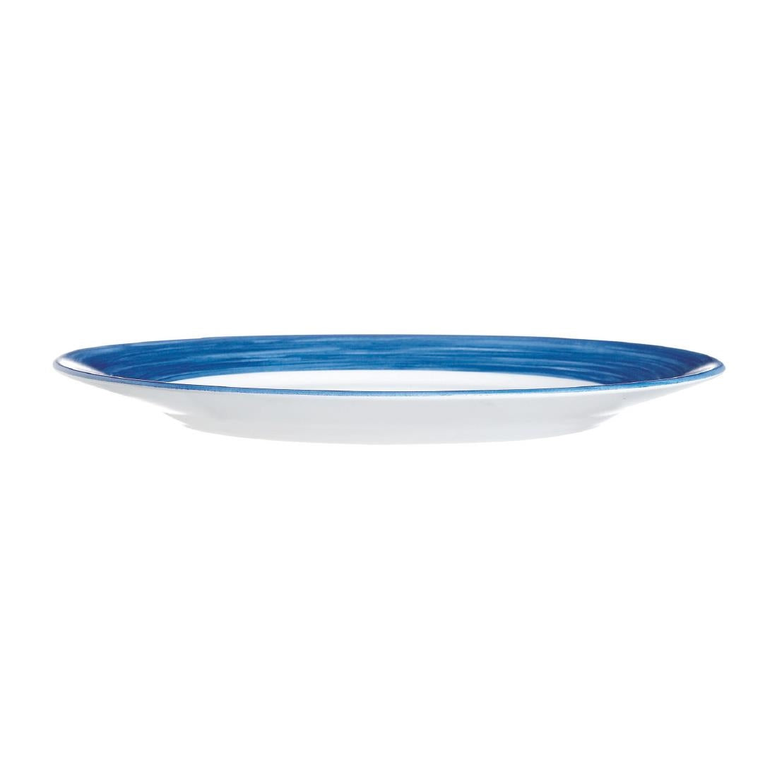 Arcoroc Brush Plates Blue Jean 252mm (12 Pack)
