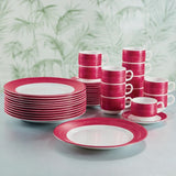 Arcoroc Brush Soup Plates Cherry Red 225mm (12 Pack)