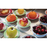 Arcoroc Brush Rim Bowls Green 120mm (36 Pack)