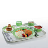 Arcoroc Brush Rim Bowls Green 120mm (36 Pack)