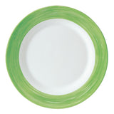 Arcoroc Brush Side Plates Green 155mm (24 Pack)