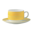 Arcoroc Brush Saucers Yellow 140mm (48 Pack)