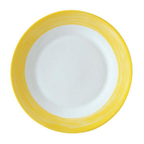 Arcoroc Brush Side Plates Yellow 155mm (24 Pack)