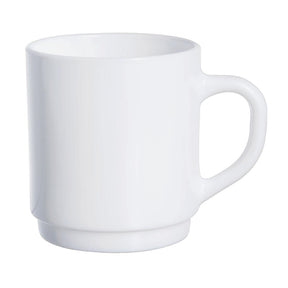 Luminarc Bock Stackable Mugs White 290ml (36 Pack)