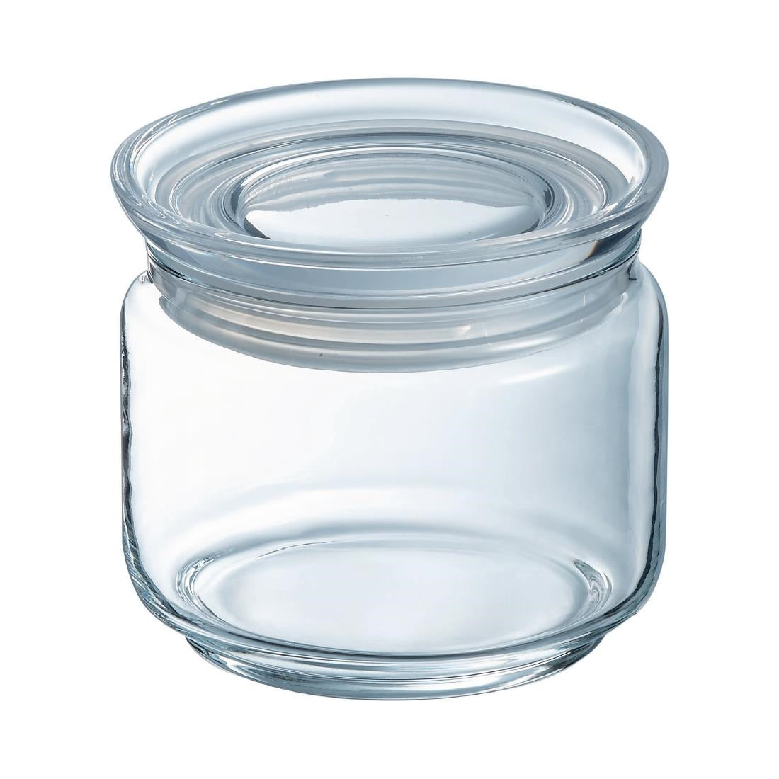Luminarc Pure Jars with Glasses Lids 500ml (6 Pack)
