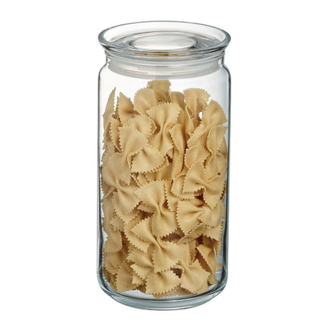 Luminarc Pure Jars with Glasses Lids 1.5Ltr (6 Pack)