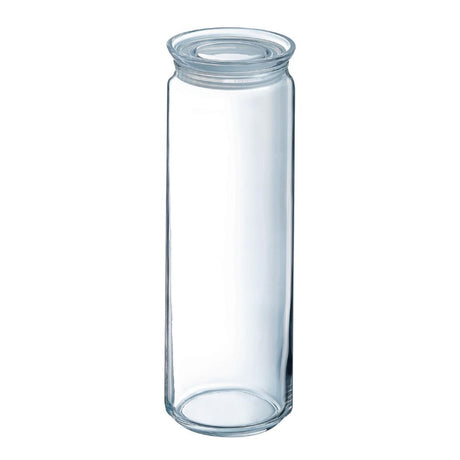 Luminarc Pure Spaghetti Jars with Glasses Lids 2Ltr (6 Pack)