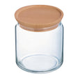 Luminarc Pure Jars & Wood Lids 750ml (6 Pack)