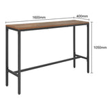 Bolero Bar Height Coffee Table Urban Dark 1600mm