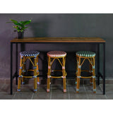 Bolero Bar Height Coffee Table Urban Dark 1600mm