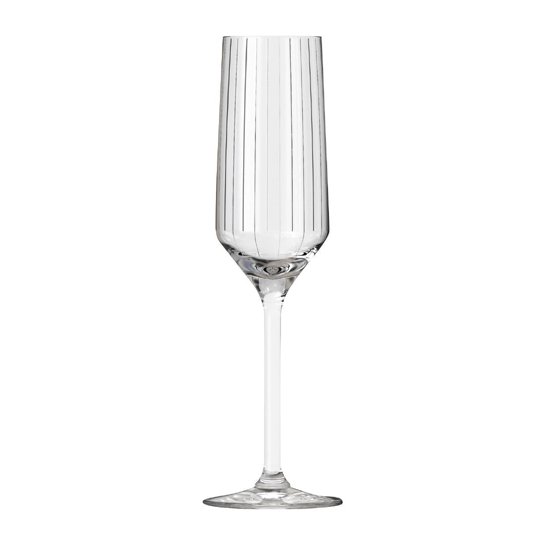 Royal Leerdam Carré Optics Flutes 225ml (6 Pack)