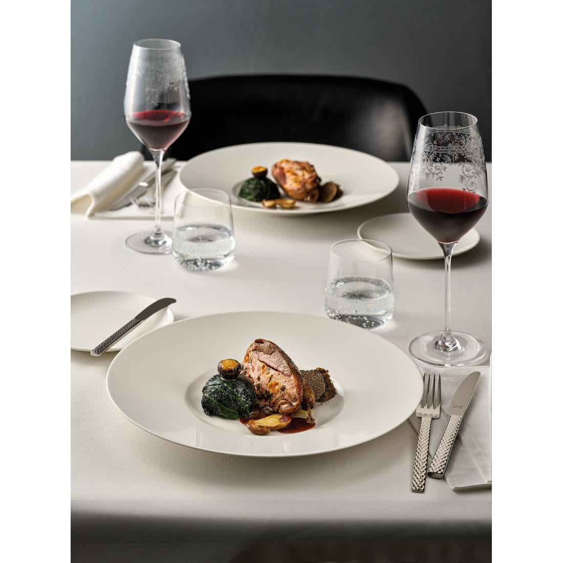 Schönwald Kumo Rimmed Plates 310mm (6 Pack)