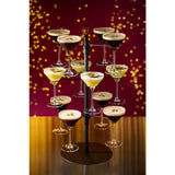 ARTBAR 12 Glass Cocktail Tree Black
