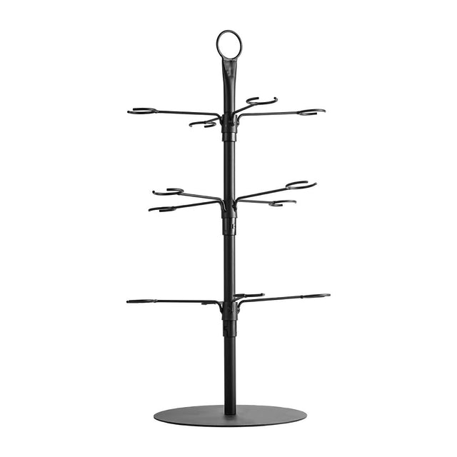 ARTBAR 12 Glass Cocktail Tree Black