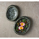 Playground Blue Pearl Oval Bowls 230x170mm
