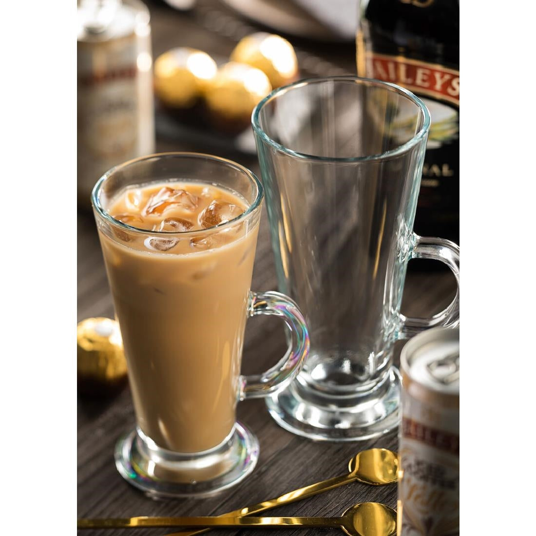 Pasabahce Toughened Columbia Latte Glasses 280ml (Pack 24)