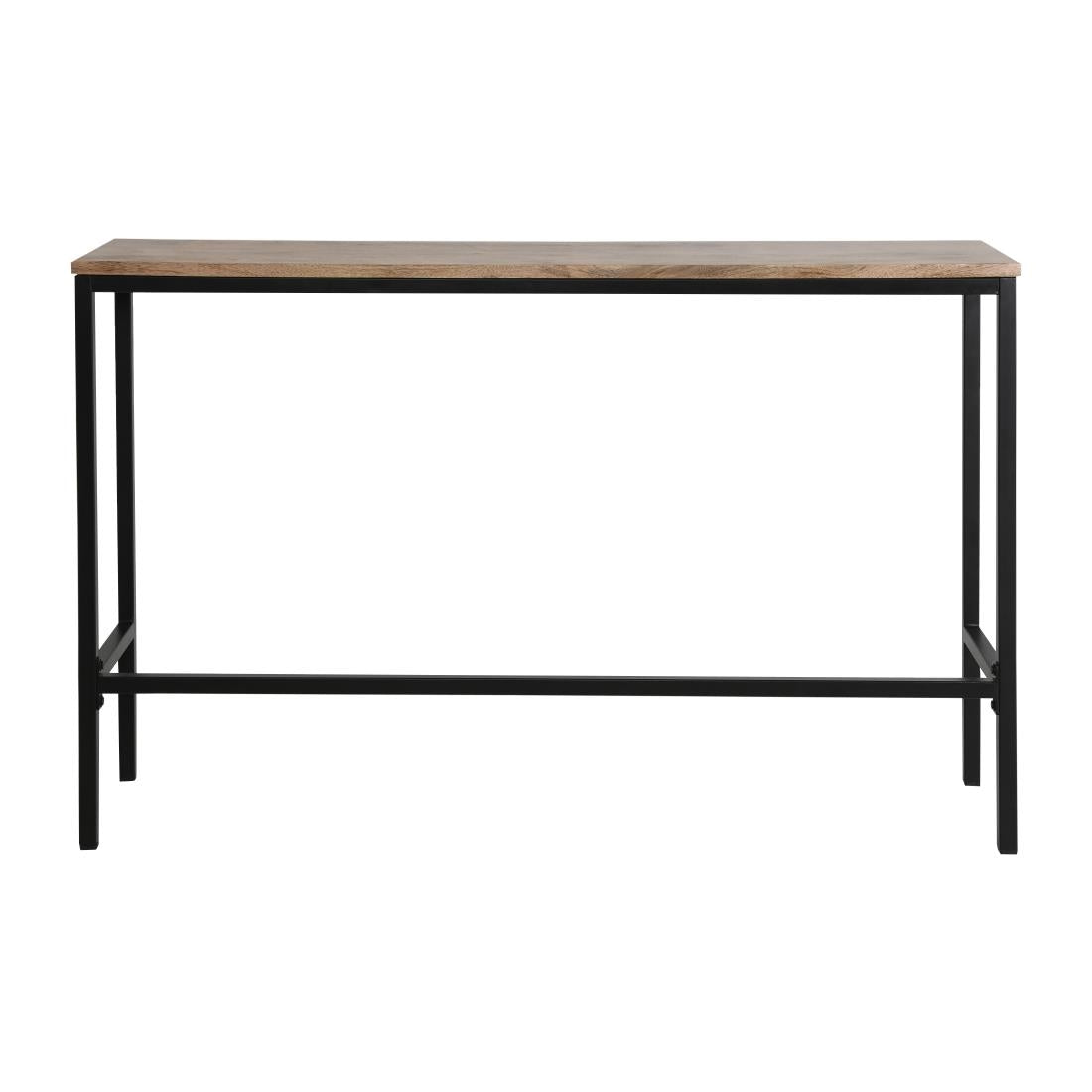 Bolero Jackson Mango Wood Console Bar Table