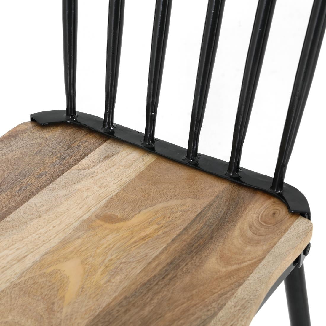 Bolero Alma Slatted Back Chairs (2 Pack)