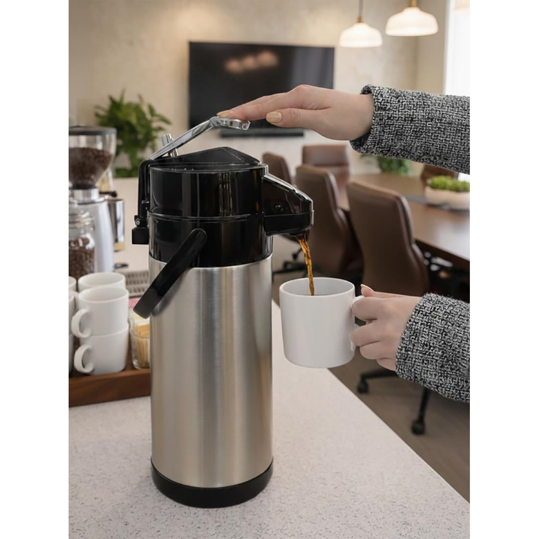 Elia Shatterproof Airpot Lever-Type Dispenser 2.2Ltr