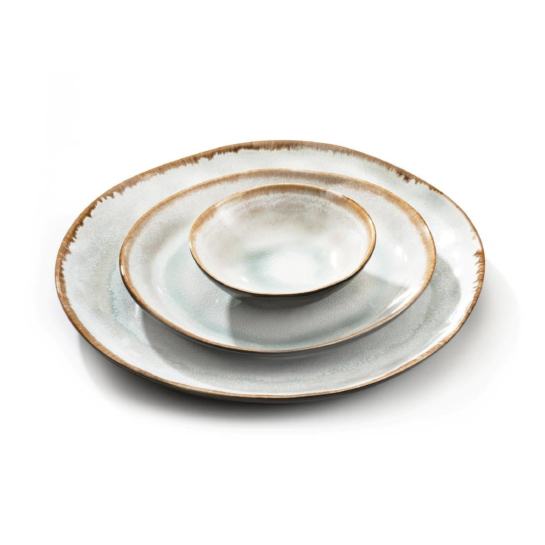 Amefa Médard De Noblat Shadow Aqua Plates 205mm (6 Pack)