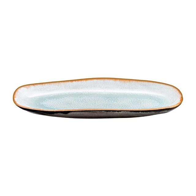 Amefa Médard De Noblat Shadow Aqua Large Platters 230x110mm (6 Pack)