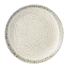 Churchill Cascade Coupe Plates Taupe 217mm (12 Pack)