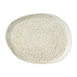 Churchill Cascade Natural Oblong Plates Taupe 260x200mm (6 Pack)