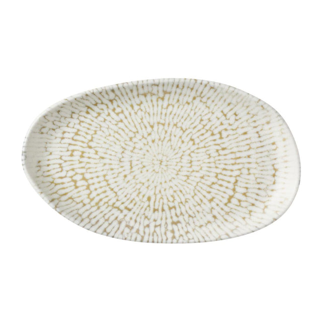 Churchill Cascade Natural Oblong Plates Taupe 220x130mm (6 Pack)