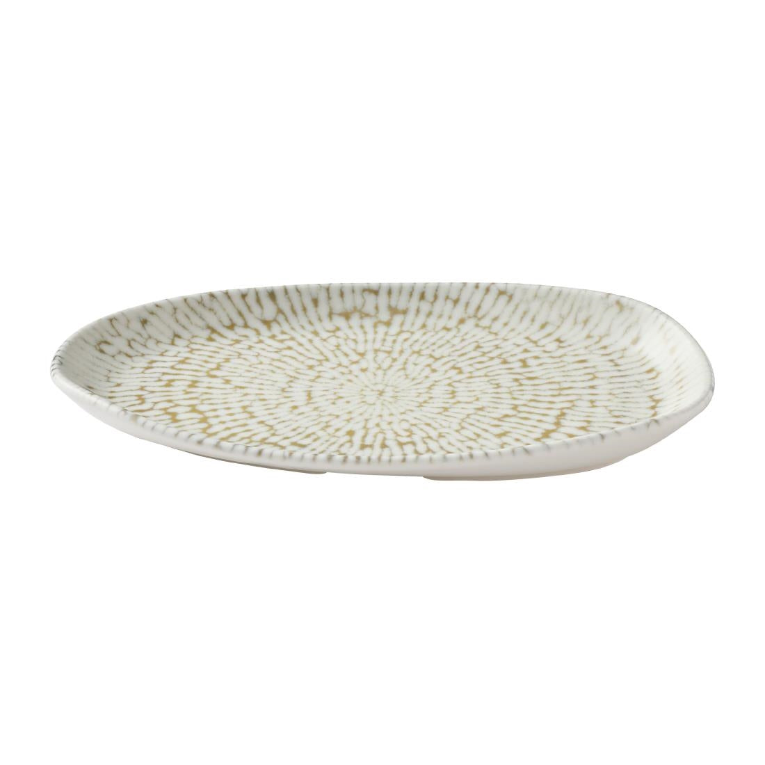 Churchill Cascade Natural Oblong Plates Taupe 220x130mm (6 Pack)
