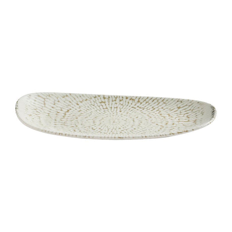 Churchill Cascade Opal Oblong Plates Taupe 350x185mm (6 Pack)