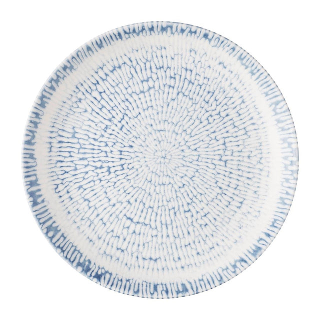 Churchill Cascade Coupe Plates Indigo 217mm (12 Pack)