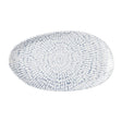 Churchill Cascade Natural Oblong Plates Indigo 260x150mm (6 Pack)