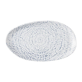 Churchill Cascade Natural Oblong Plates Indigo 260x150mm (6 Pack)