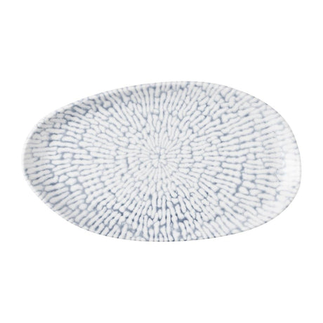 Churchill Cascade Natural Oblong Plates Indigo 260x150mm (6 Pack)