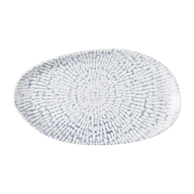 Churchill Cascade Natural Oblong Plates Indigo 260x150mm (6 Pack)