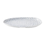 Churchill Cascade Natural Oblong Plates Indigo 260x150mm (6 Pack)