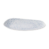 Churchill Cascade Opal Oblong Plates Indigo 260x150mm (12 Pack)