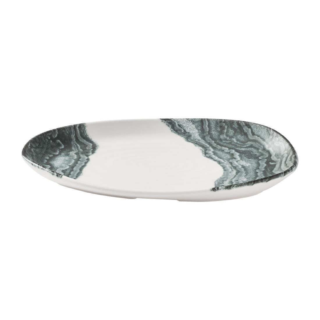 Churchill Tide Organic Platters Black 220x130mm (6 Pack)