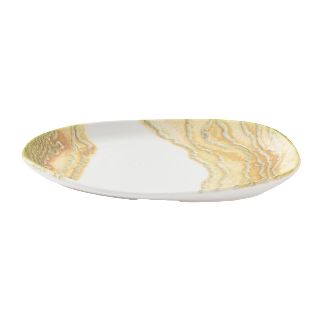 Churchill Tide Organic Platters Gold 220x130mm (6 Pack)